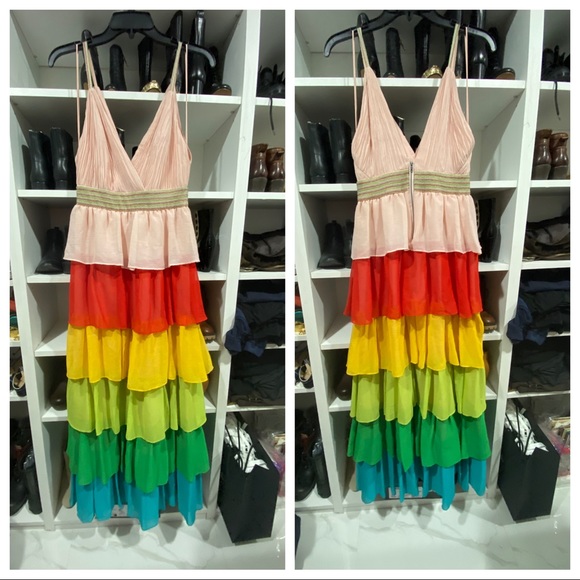 Alice + Olivia "Luba" Chiffon Gown - Picture 4 of 10